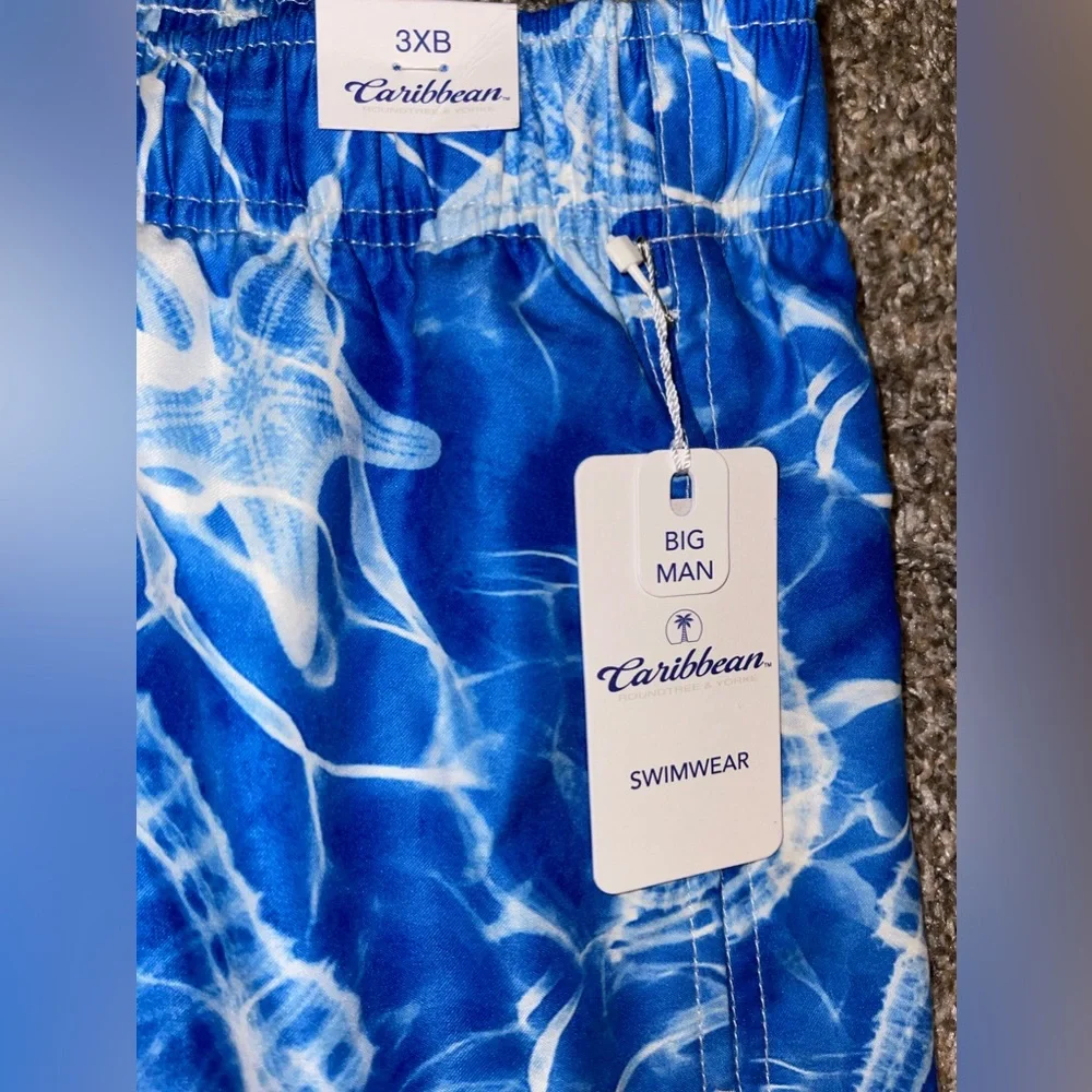 Caribbean Swim Trunks Men’s Size 3XB‎ Bundle Of 2 NWT